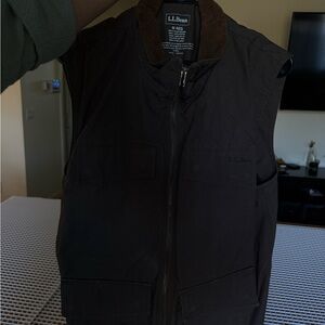L.L. Bean Men's Dark Brown Vest